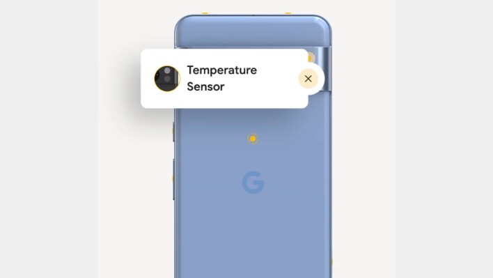Der Simulator bestätigt auch das Gerücht, dass auf der Rückseite ein Thermometer eingebaut ist.  (Bild: Google)