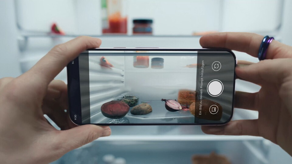 Fotografiert eure Zutaten und euer Handy zaubert euch daraus ein Gericht, was ihr kochen könnt.