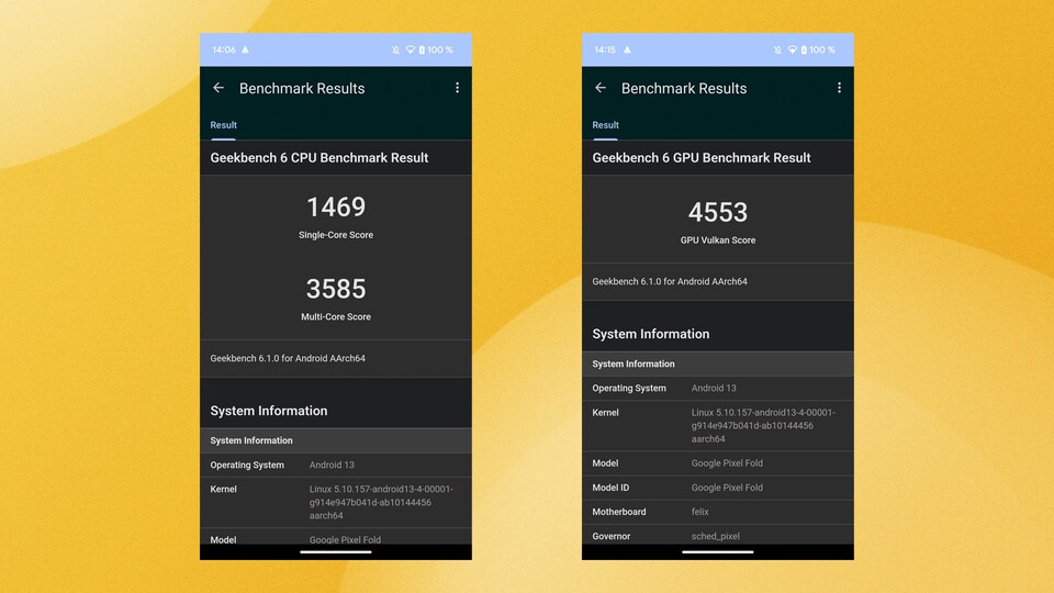 Benchmark: Google Pixel Fold