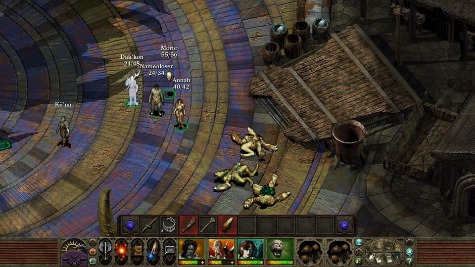Planescape Torment spielt sich unterwegs fast genausogut wie am PC.