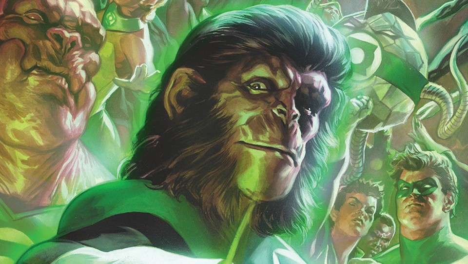 Neuer Crossover-Comic verbindet zwei Welten: Planet der Affen und Green Lantern.