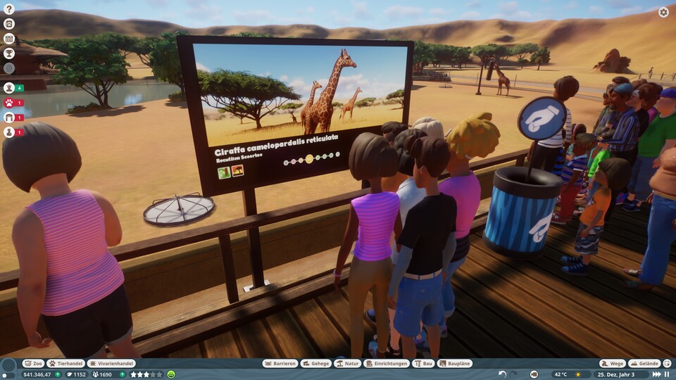 Die Besucher wollen nicht nur gaffen, sondern auch was lernen. Infoschilder verbessern den Bildungswert unseres Zoos. 