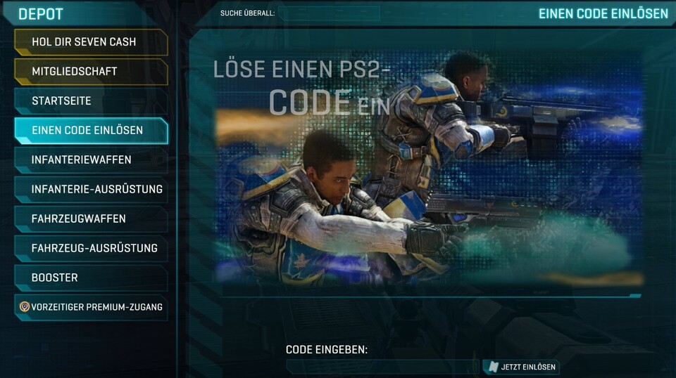 Die GameStar-Codes aus der Ausgabe 03/2013 können im Spiel im Depot eingelöst werden.