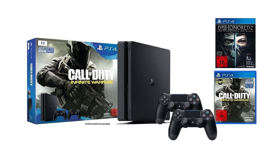 Zwei Playstation 4 Bundles gibt es am Mittwoch in den Tagesangeboten bei Amazon und beide enthalten Call of Duty: Infinite Warfare. 