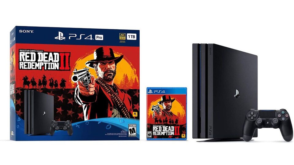 Playstation 4 Pro + Red Dead Redemption 2 im Angebot bei MediaMarkt.