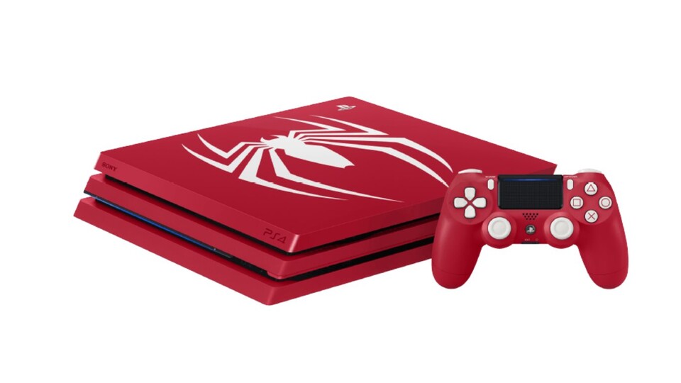 Die Playstation 4 Pro in der Marvel's Spider-Man Limited Edition ist nun zum Vorbestellen verfügbar.