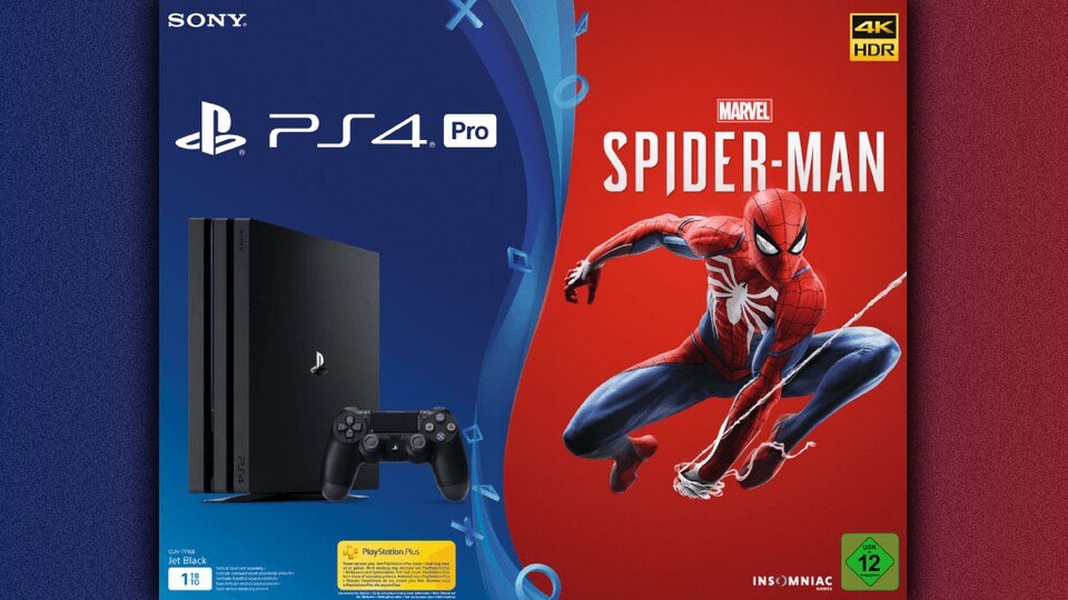 PlayStation 4 Pro 1TB mit Spider-Man für nur 395€ bei MediaMarkt
