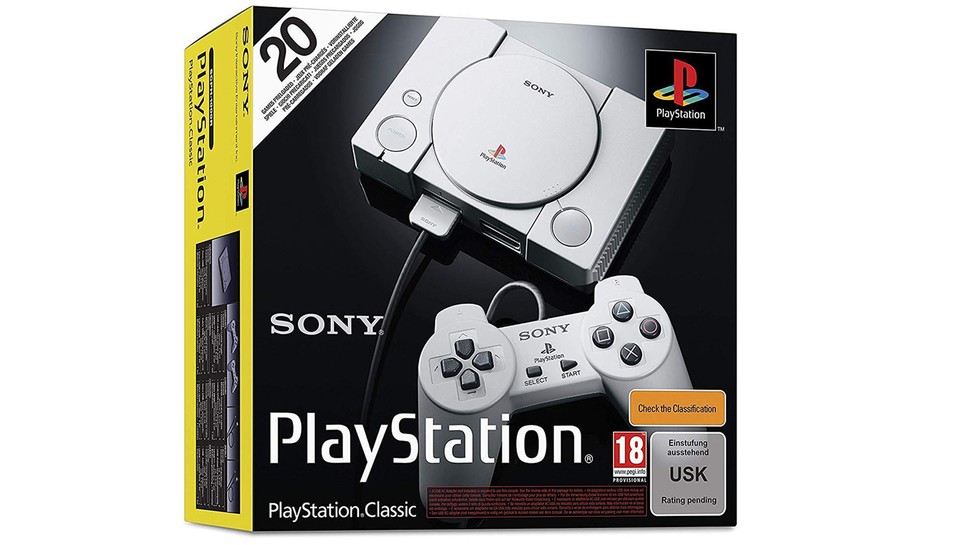 Die PlayStation Classic ist wieder vorbestellbar - für 99,99€ inklusive 20 Spielen.