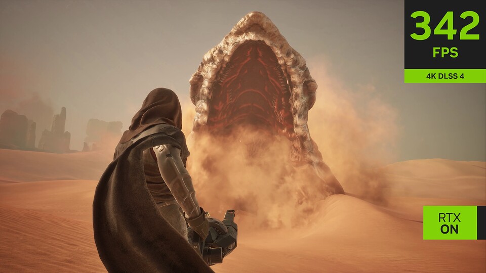 Deutlich mehr FPS auch in 4K dank Multi Frame Generation.