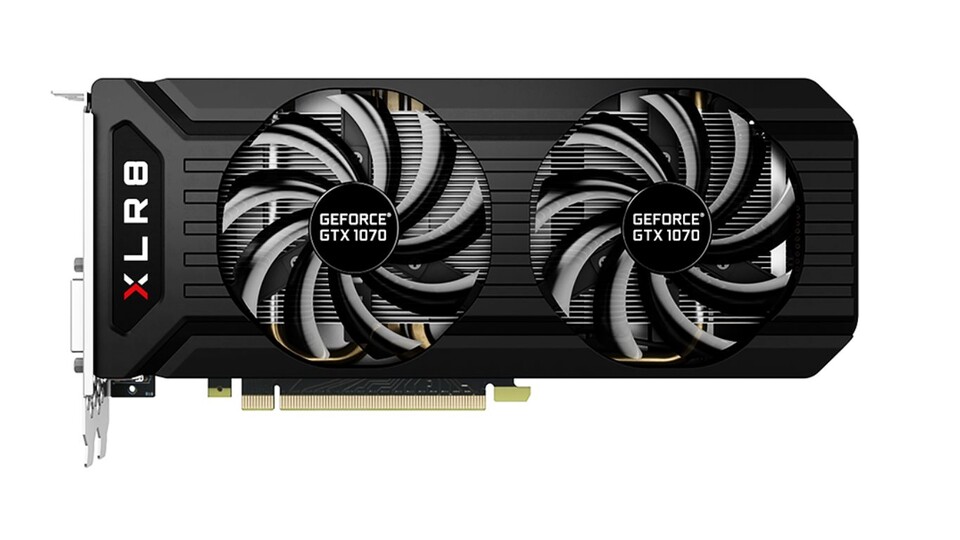Die PNY GeForce GTX 1070 XLR8 OC bietet genug Power für aktuelle Spiele in WQHD und natürlich FullHD.