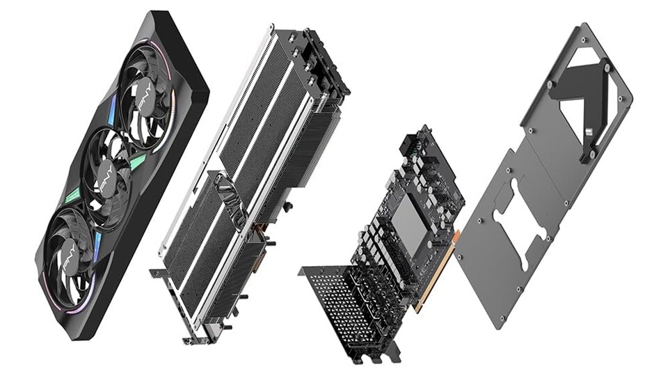 Auf die inneren Werte kommt es an – und die hat die PNY-Karte genauso vorzuweisen wie jedes andere RTX 5070 Ti Modell.