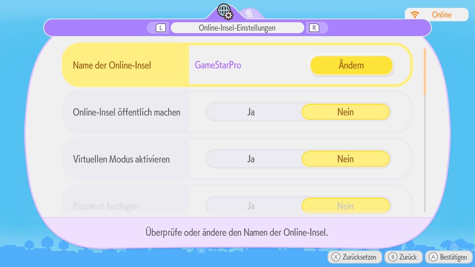 Der Virtuelle Modus ist prima dafür geeignet, auf einer bereits begonnenen Online-Insel Schindluder zu treiben, ohne danach das Chaos aufräumen zu müssen!