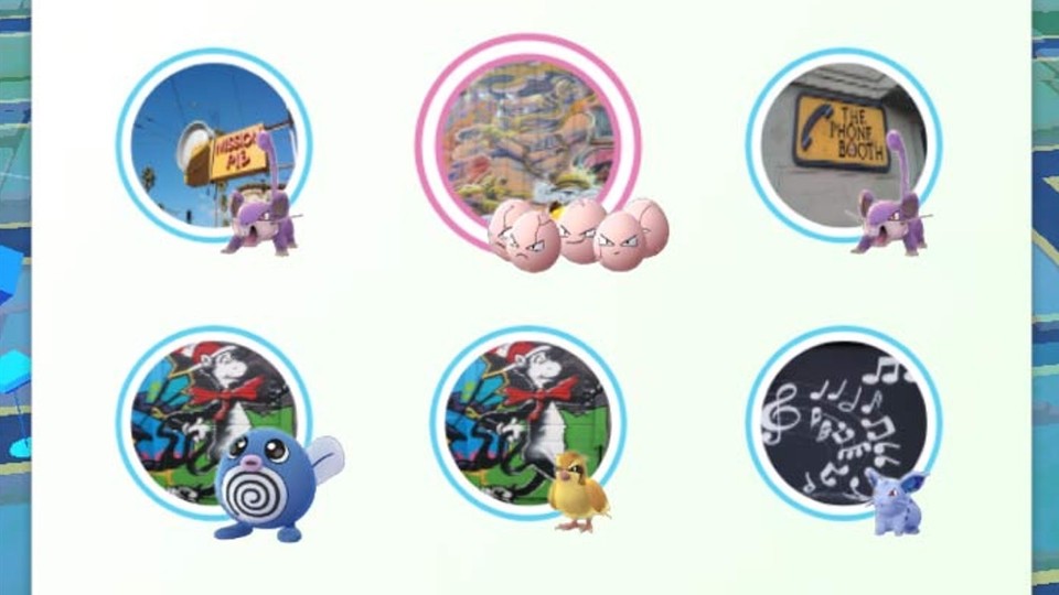 Der neue Tracker in Pokémon Go zeigt am Monster den nächsten Pokéstop an, in dessen Umfeld es sich befindet. Ein Klick zeigt dann den Weg zu diesem Checkin.
