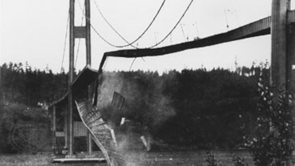 Der Tag des Einsturzes im November 1940. (Bild: Xataka.com)