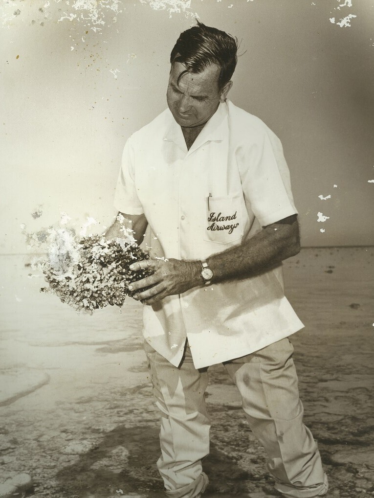 Don Adams bei der Eröffnung von Lady Elliot Island. (Bildquelle: Xataka | ABC)