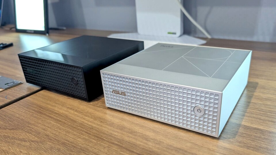 Neben Notebooks waren bei der Nvidia-Veranstaltung auch Mini-PCs wie diese Modelle von Asus zu sehen. (Bild: Xataka)