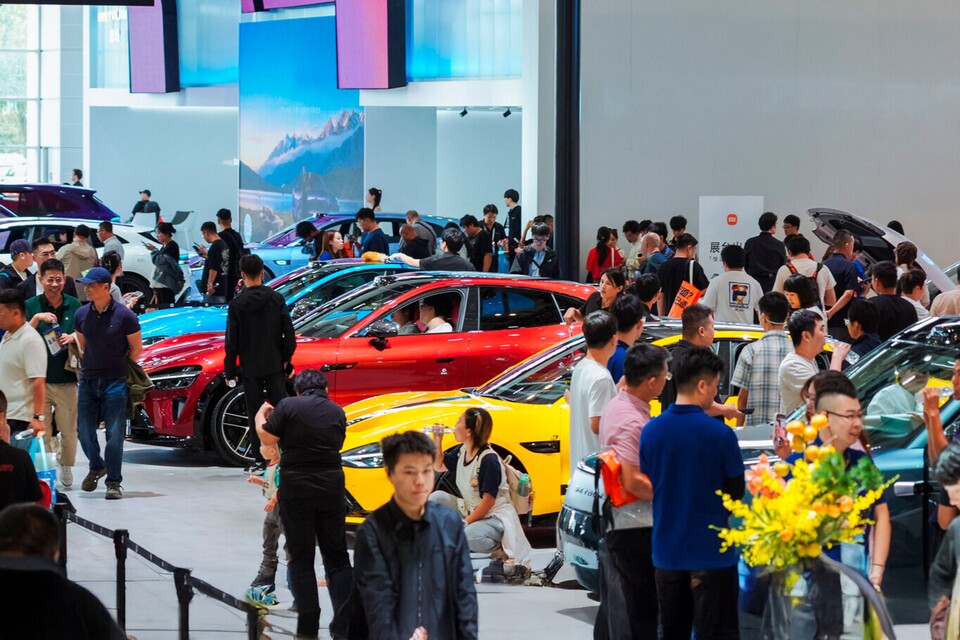 Verschiedene Xiaomi-Modelle auf einer Ausstellung. (Bildquelle: Xiaomi | Xataka)