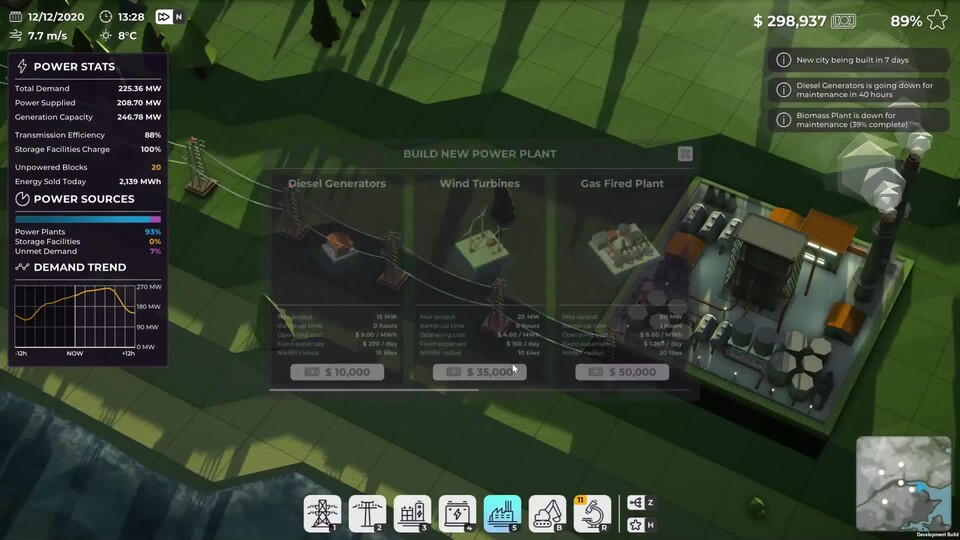 Power to the People - Erstes Gameplay aus der Aufbau-Sim