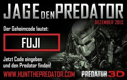 Geheimcode für die Predator-Jagd