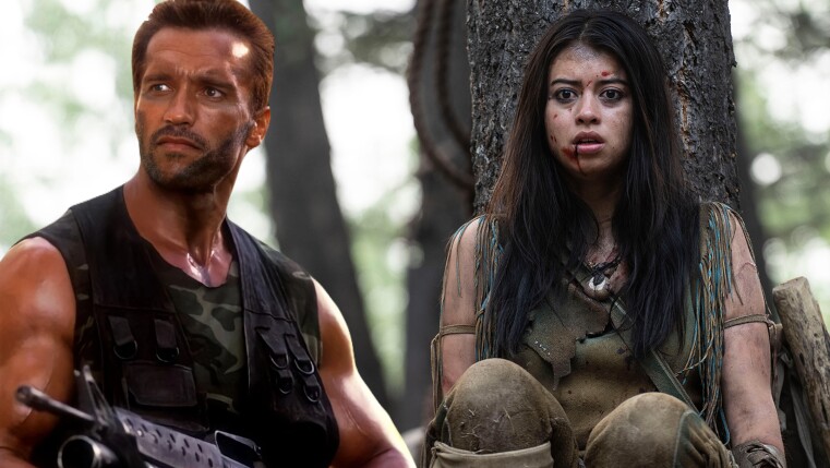 Ob niederländische Schäfer (Arnold Schwarzenegger) und Naru (Amber Midthunder) bald den Yautja auf die Glocke zusammenbringen werden? Bildquelle: Disney20th Century Fox
