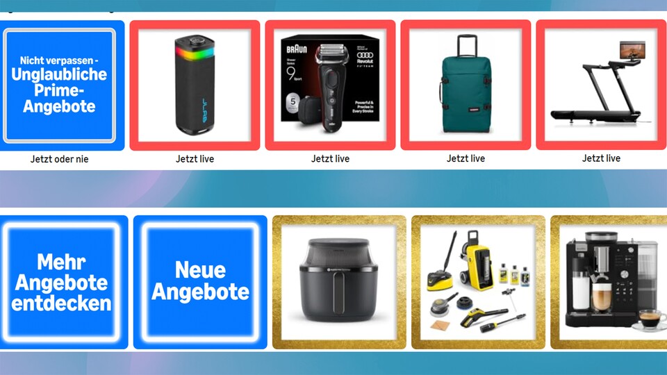 An den Prime Deal Days bekommt ihr einige Sonderangebote nur zu bestimmten Zeitpunkten.