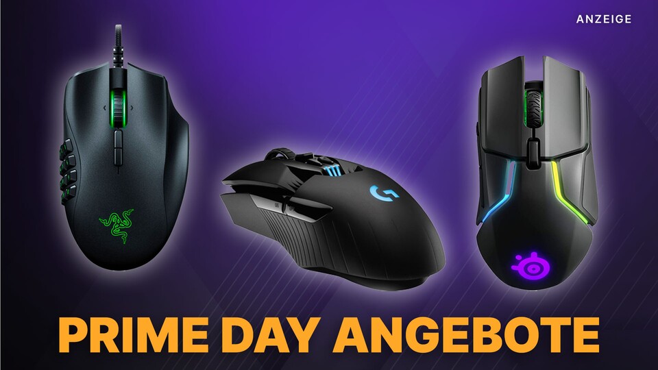 Auch Gaming Mäuse gibt es am Amazon Prime Day zum kleinen Preis. Lasst euch das nicht entgehen!