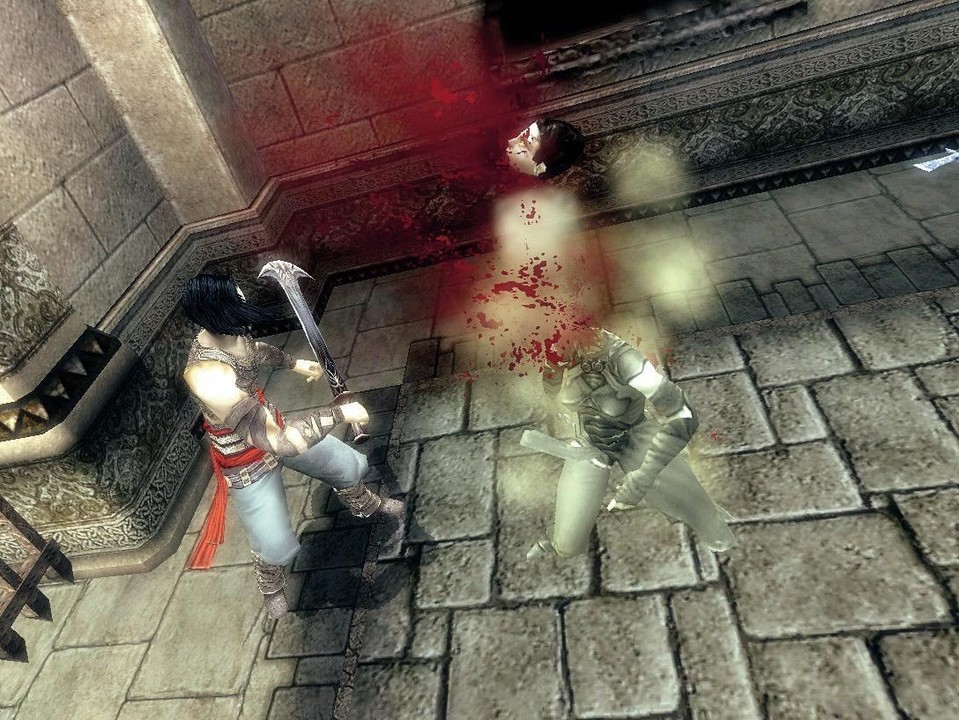 In Prince of Persia 2 fliegen Köpfe, und Blut spritzt.