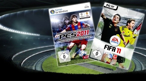 Kampf um die Tabellenspitze: FIFA 11 gegen PES 2011