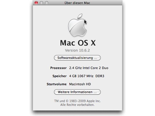 Problemfall: Mac OS