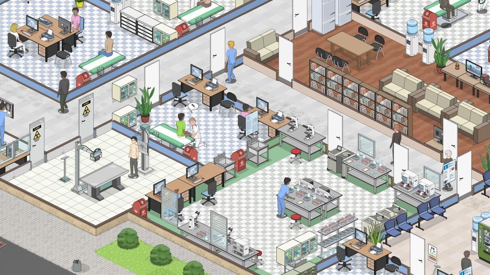 Die Inspirationsquelle für Project Hospital ist offensichtlich: die vor 20 Jahren erschienene Krankenhaus-Simulation Theme Hospital.