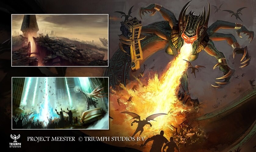 Mehr als dieses Artwork gibt es zu den Overlord-ähnlichen Spiele-Prototypen von Triumph noch nicht zu sehen.