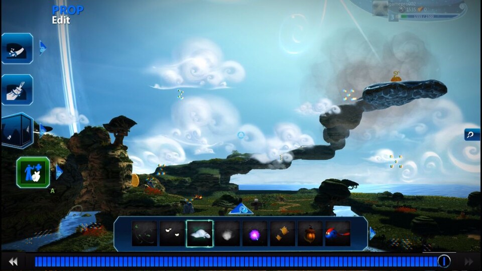 Project Spark enthält viele Effekte, zum Beispiel Wolken oder Höhennebel.