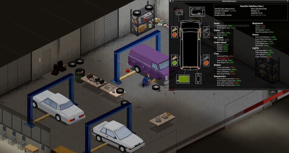 Extreme Detailversessenheit zeichnet sowohl Project Zomboid als auch dessen Entwickler aus.