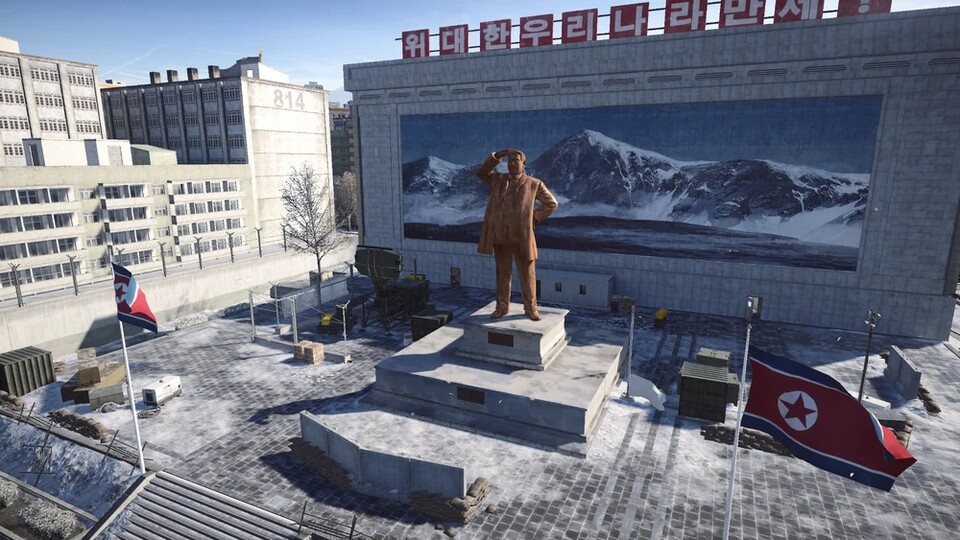 In Propaganda wird ein Denkmal zum Zentrum einer Schlacht.