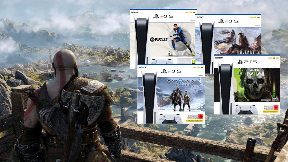 PS5 Bundles so weit Kratos Auge reicht – einige davon sogar günstiger als die UVP-Summe des Inhalts!