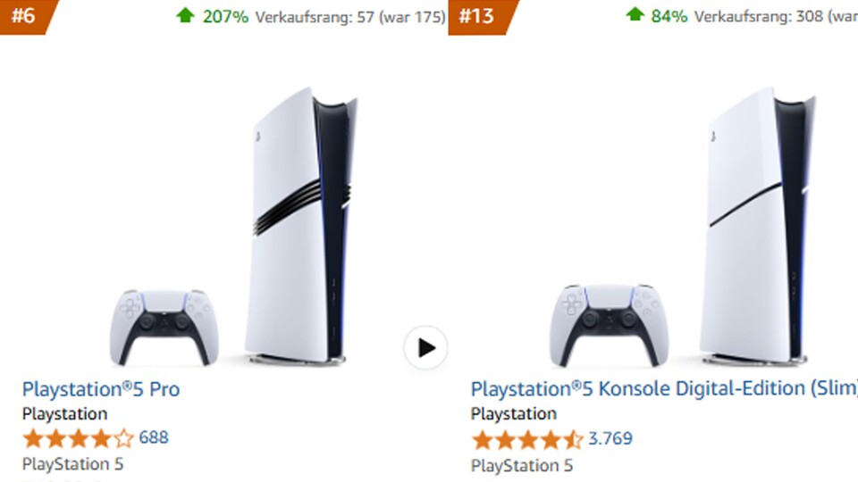 Rasanter Aufstieg für die PS5 Pro: Zum aktuellen Preis gehört sie zu den Bestsellern bei Amazon!