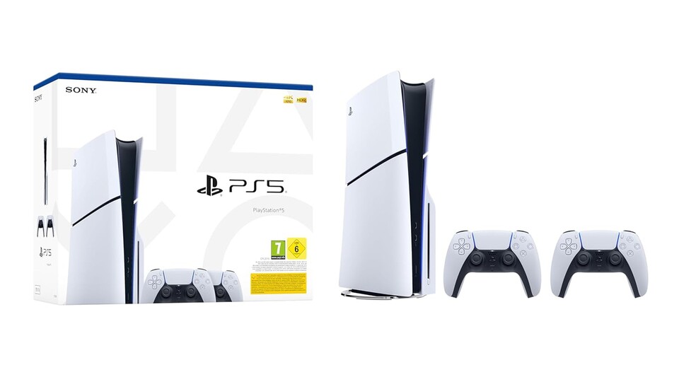 Die PlayStation 5 in der Slim-Ausführung liefert euch die gleiche Performance wie die klassische Sony-Konsole, nimmt dabei aber rund 30 Prozent weniger Platz weg!