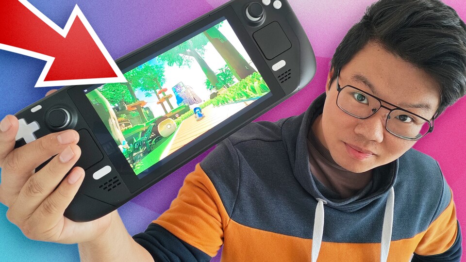 Das Steam Deck eignet sich auch gut als PS Portal-Alternative. (Bildquelle: Duy Linh DinhGameStar Tech)