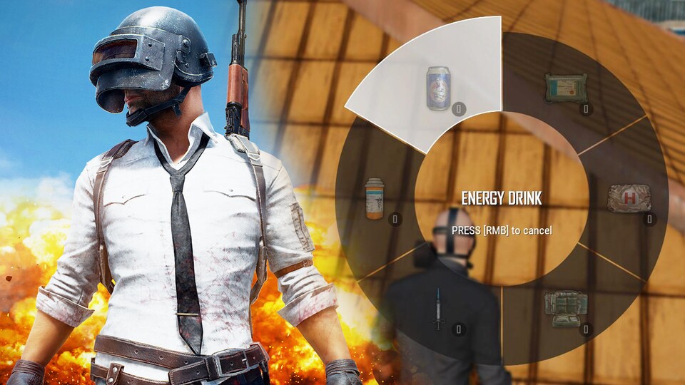 PUBG - So sieht das neue Radial-Menü für Items + Granaten aus