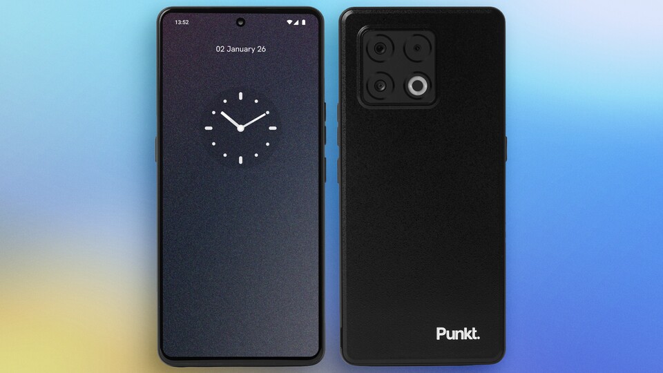 Das Punkt. MC03 läuft mit AphyOS, einem simplen Betriebssystemen mit Fokus auf Datenschutz. (Bildquelle: Punkt.)