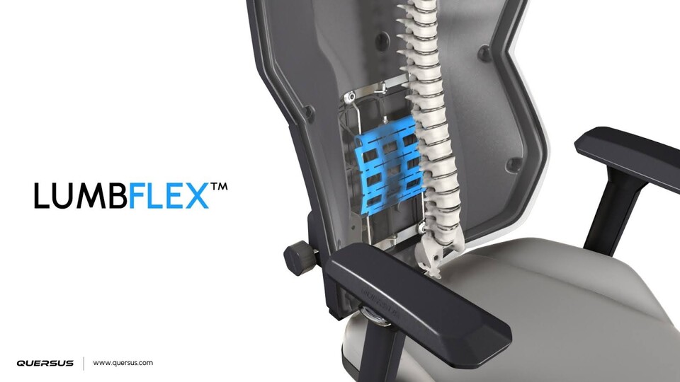 Die Lumbflex-Lendenwirbelstütze entlastet euren Rücken und sorgt so für optimalen Komfort.