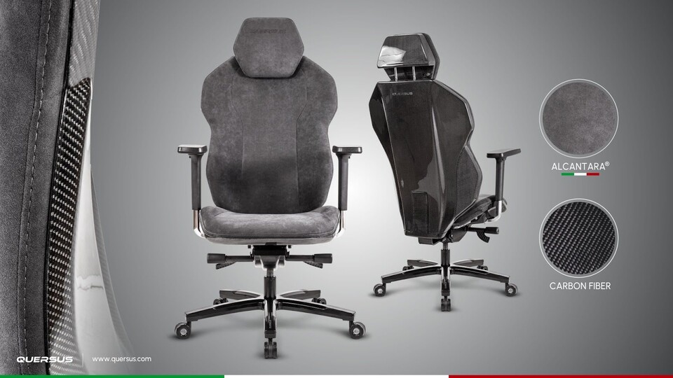 Ihr wollt einen Stuhl mit extra robusten Materialien? Dann holt euch doch den ICOS Carbon Fiber!