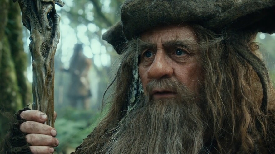Radagast der Braune versteht sich mit Tieren besser als mit Menschen und Elben. (Bildquelle: Warner Bros. Entertainment)
