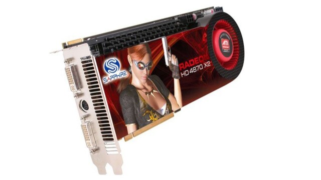 Die Radeon HD 4870 X2 kann sich bis zum Erscheinen der Geforce GTX 295 wieder mit dem Titel der schnellsten Grafikkarte schmücken.