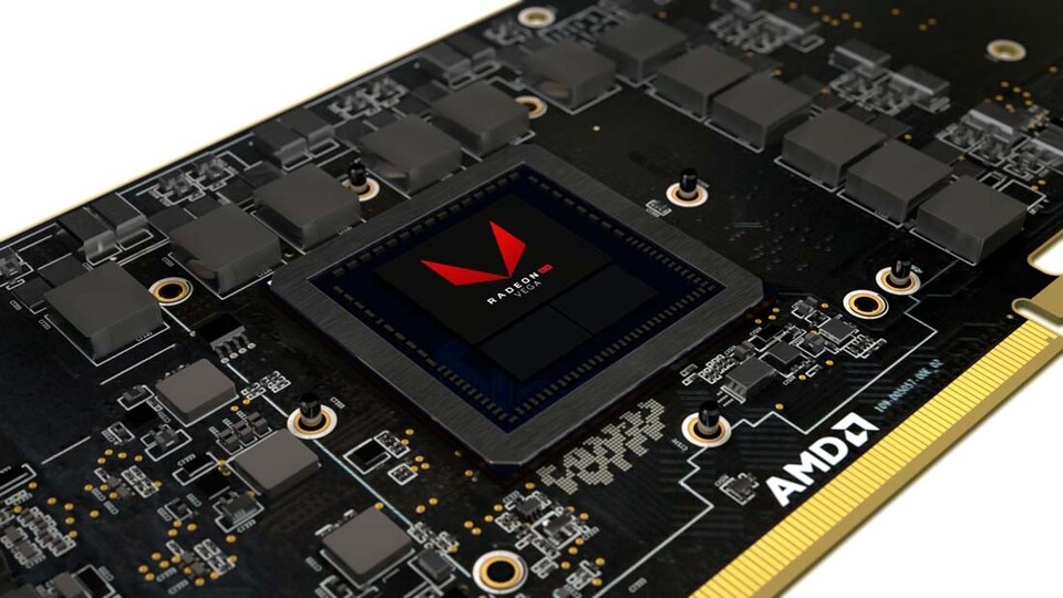 Die neuen Radeon RX Vega-Grafikkarten von AMD sollen durch beschleunigte FP16-Berechnungen in Spielen Leistungsvorteile bieten können.