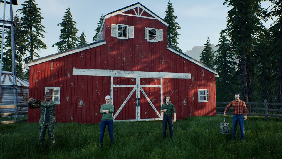 Im Ranch Simulator könnt ihr euch mit drei Freunden zur Tierzucht verabreden.