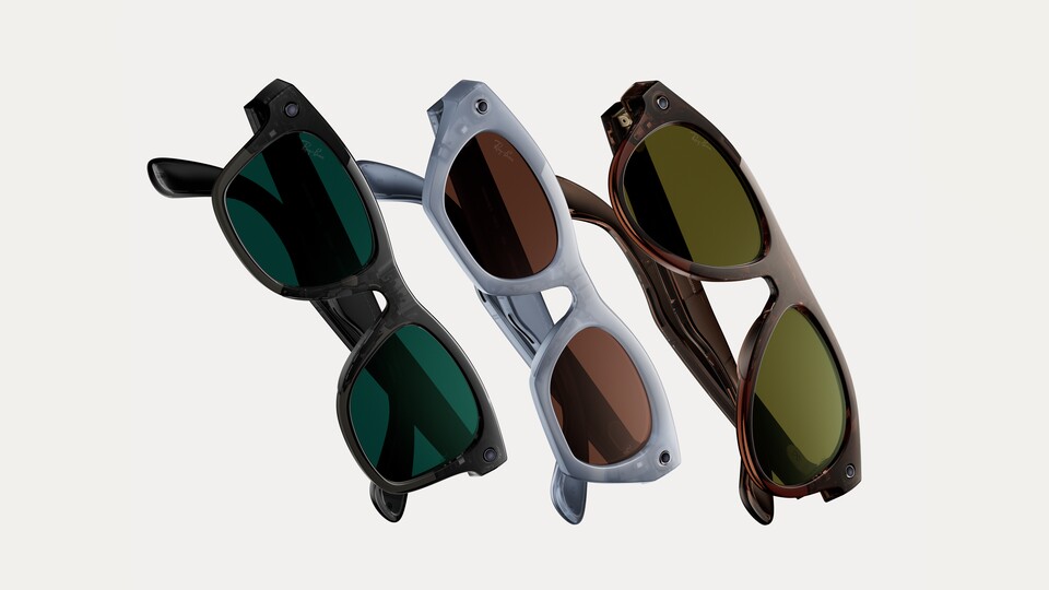 Die dritte Generation der Ray-Ban Meta bringt nur wenige Verbesserungen. (Bildquelle: Meta)