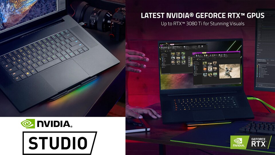 Die RTX 3080 Ti sorgt nicht nur bei Spielen für atemberaubende Bilder. Auch in Photoshop und Co. profitiert ihr von dem satten Leistungsplus.