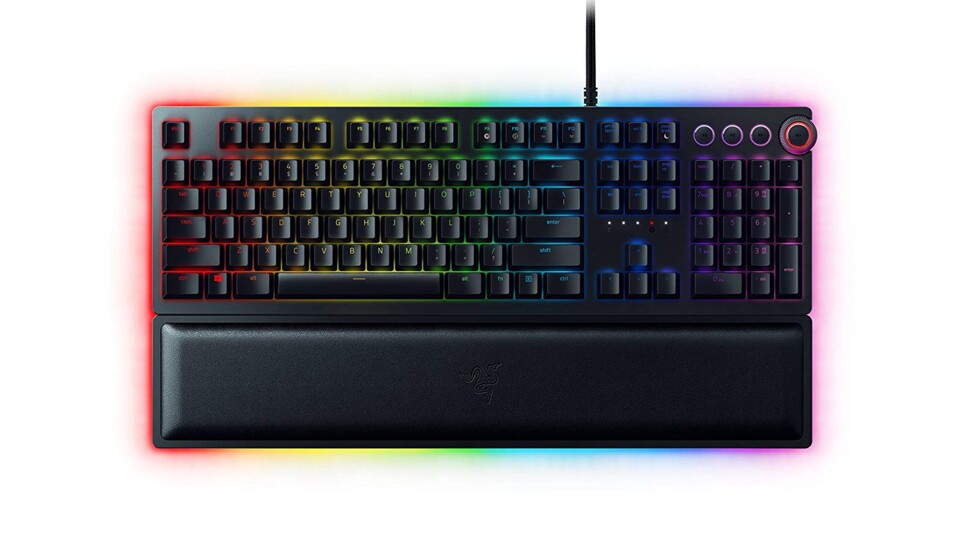 Mit der Huntsman Elite präsentiert Razer eine hochpreisige High-End-Tastatur mit besonderen mechanischen Tasten.
