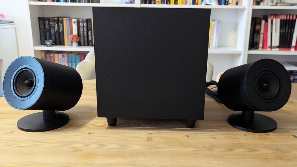 Der kabellose Subwoofer ist ein großer Pluspunkt bei Razer.